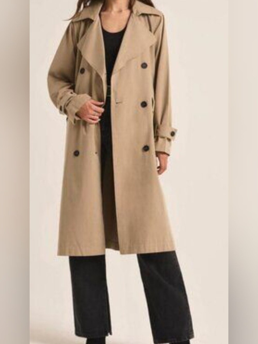 ✨ Theory Classic Double-Breasted Trench Coat ✨